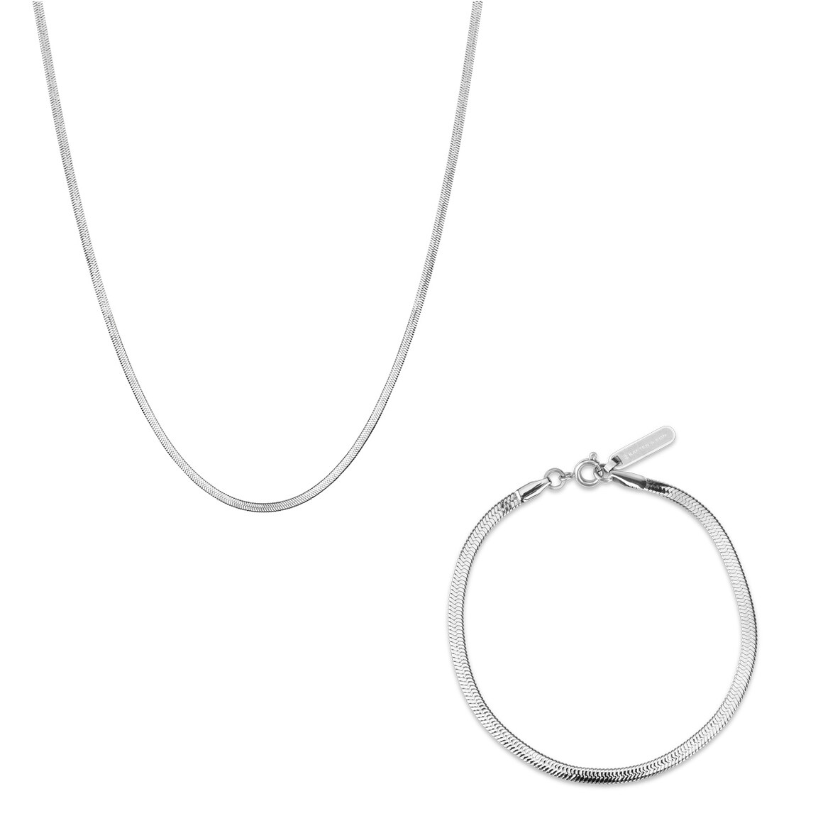 Kpten & Son Jewellery Set Snake Silver